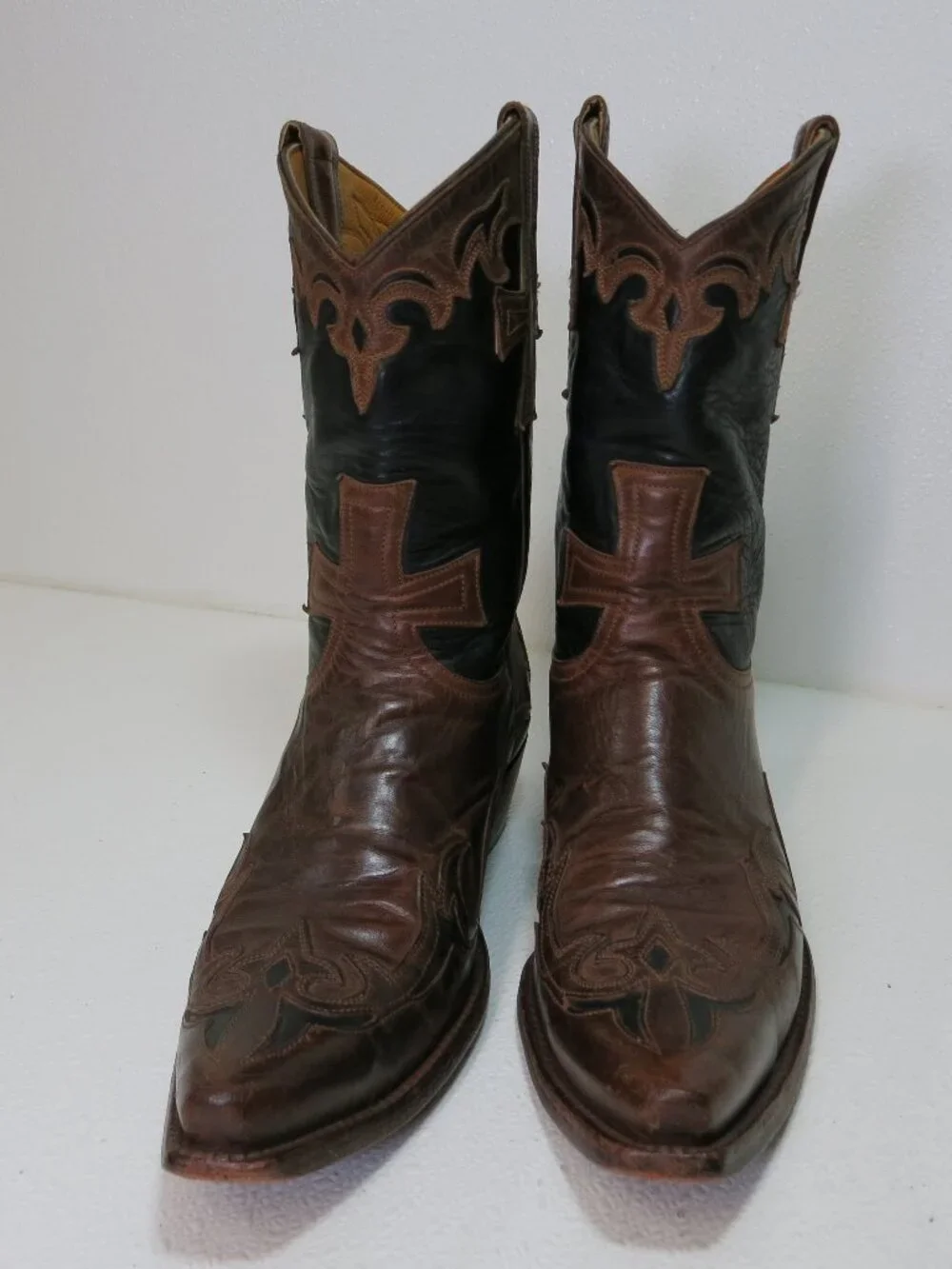 Old Gringo Cross Snip Toe Leather Western Cowgirl Cowboy Boots Footwear Mexico 9 - Picture 5 of 7
